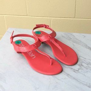 Calvin Klein Shellie Thong Sandals NWOT